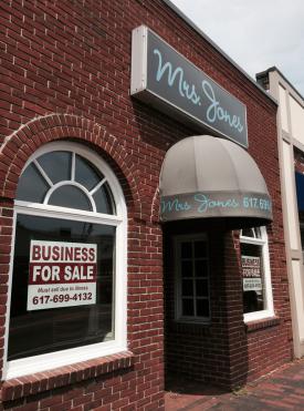 Mrs. Jones: Lower Mills eatery closed in May. Photo by Bill Forry
